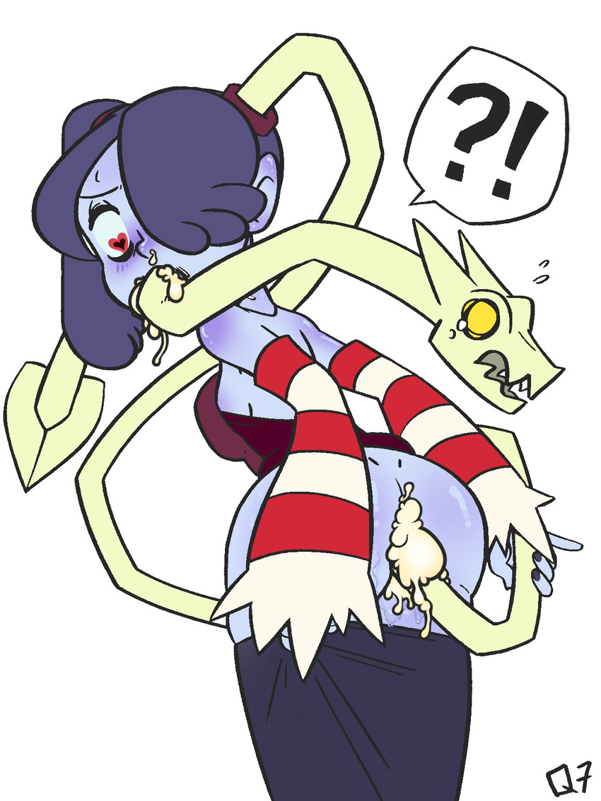 leviathan and squigly (skullgirls) created by q7 and third-party edit