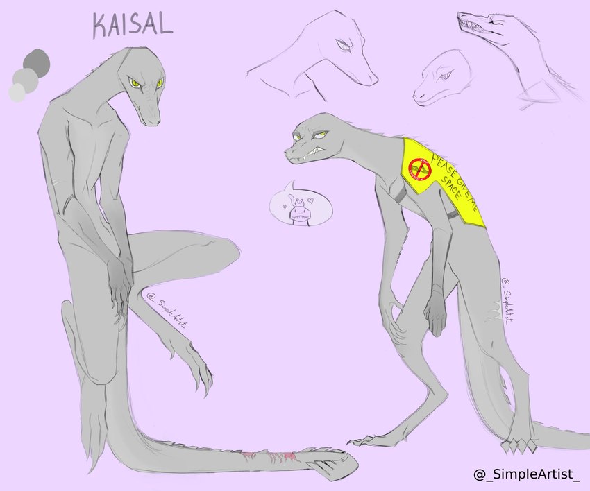 felra, isif, and kaisal (the nature of predators) created by simpleartist (artist)