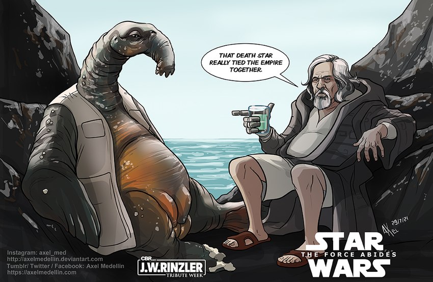 luke skywalker (the big lebowski and etc) created by axelmedellin