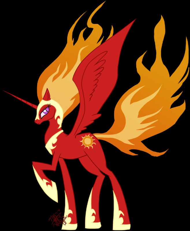 fan character and solar flare (friendship is magic and etc) created by emeralddarkness