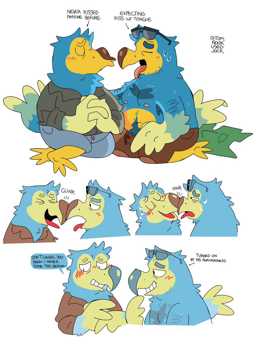 orville and wilbur (animal crossing and etc) created by tomnookusedjock