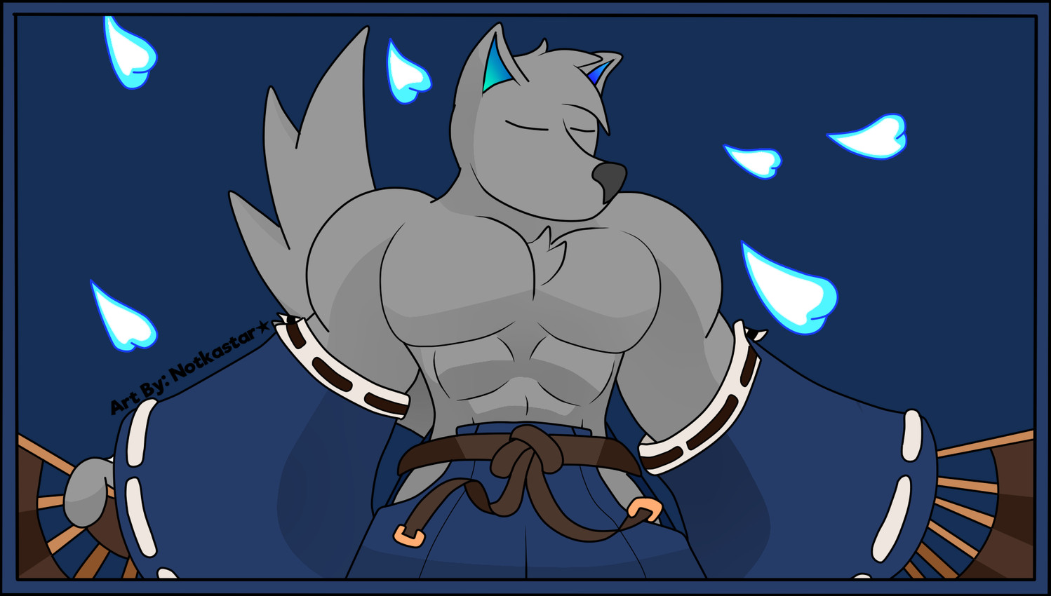 anji mito and zatch (arc system works and etc) created by notkastar