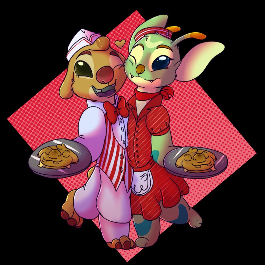 bonnie and reuben (lilo and stitch and etc) created by strayva