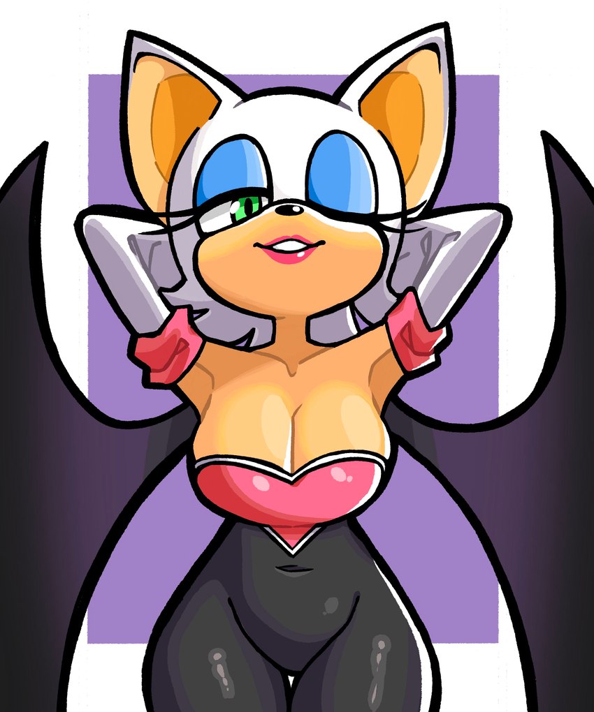 rouge the bat (sonic the hedgehog (series) and etc) created by nkm