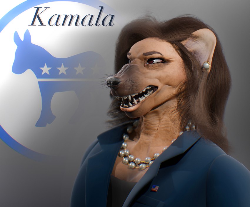 kamala harris (democrat) created by xsl2i