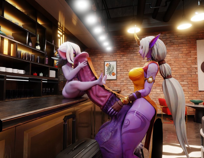 soraka and tristana (league of legends and etc) created by matrixllr