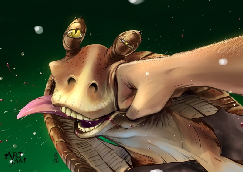 jar jar binks (sucker punch and etc) created by mangaholix