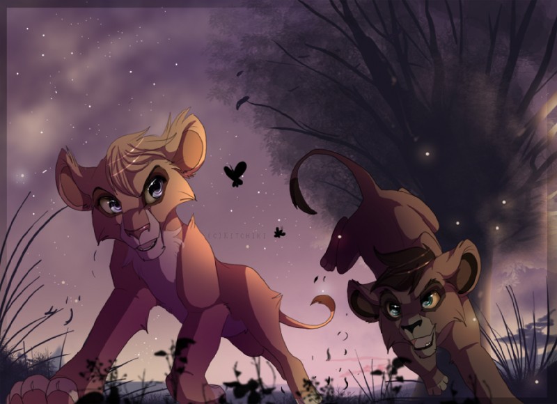 kovu and vitani (the lion king and etc) created by kitchiki