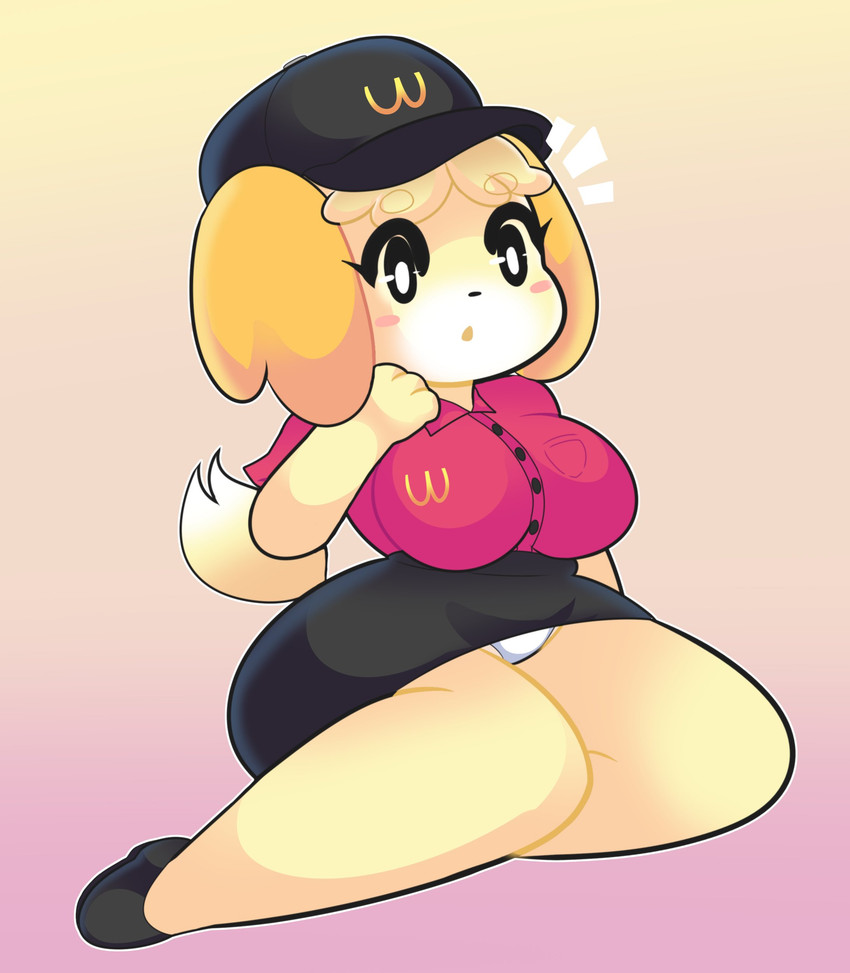 isabelle (animal crossing and etc) created by onigiri punch