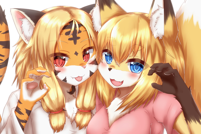 fox next door and tora-chan created by horokusa0519