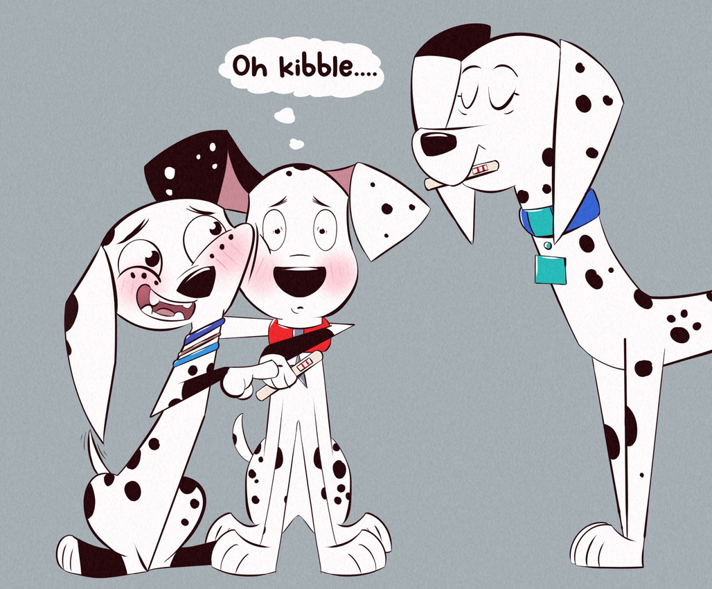 delilah, dolly, and dylan (101 dalmatian street and etc) created by soggygoat