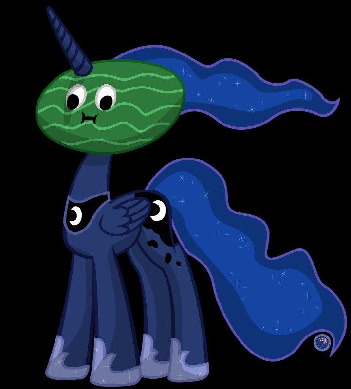 princess luna (friendship is magic and etc) created by template93