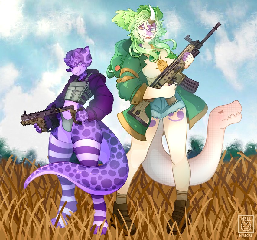 purple lust and zacorasd miphassl (playerunknown's battlegrounds) created by 666hell0cat