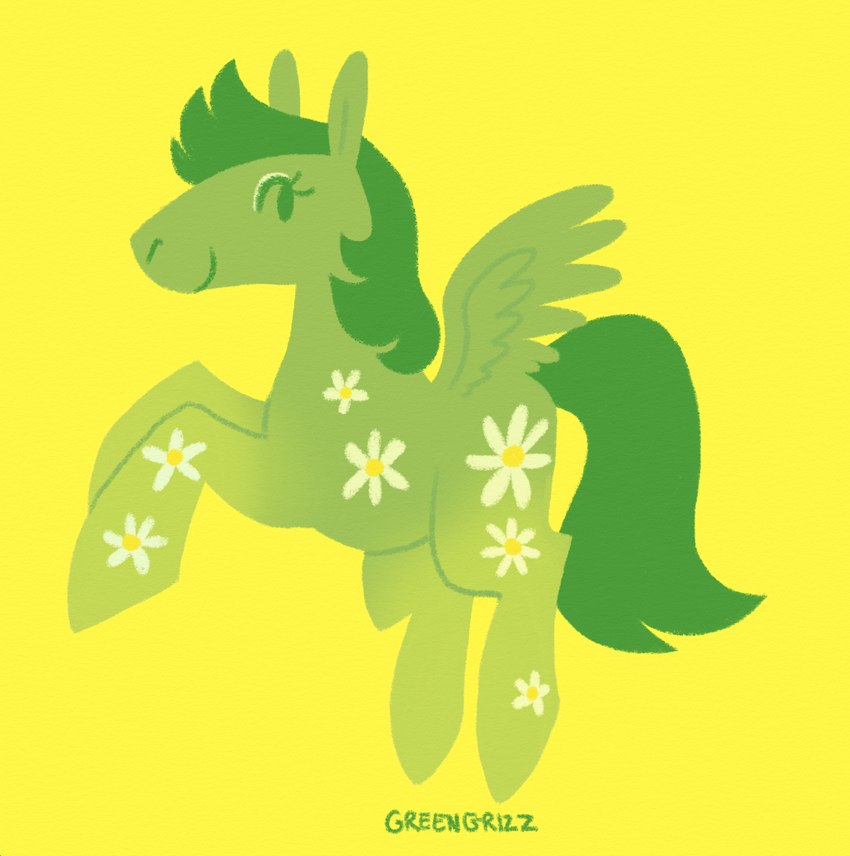 fan character and spring breeze (my little pony and etc) created by greengrizz