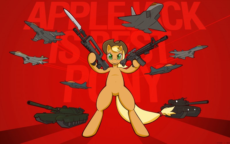 applejack (friendship is magic and etc) created by darkdoomer