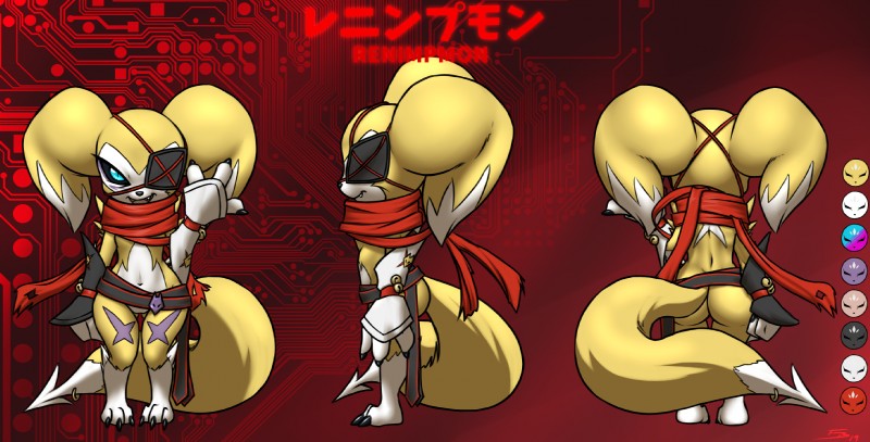 fan character, renimpmon, and renimpmon x (bandai namco and etc) created by furball