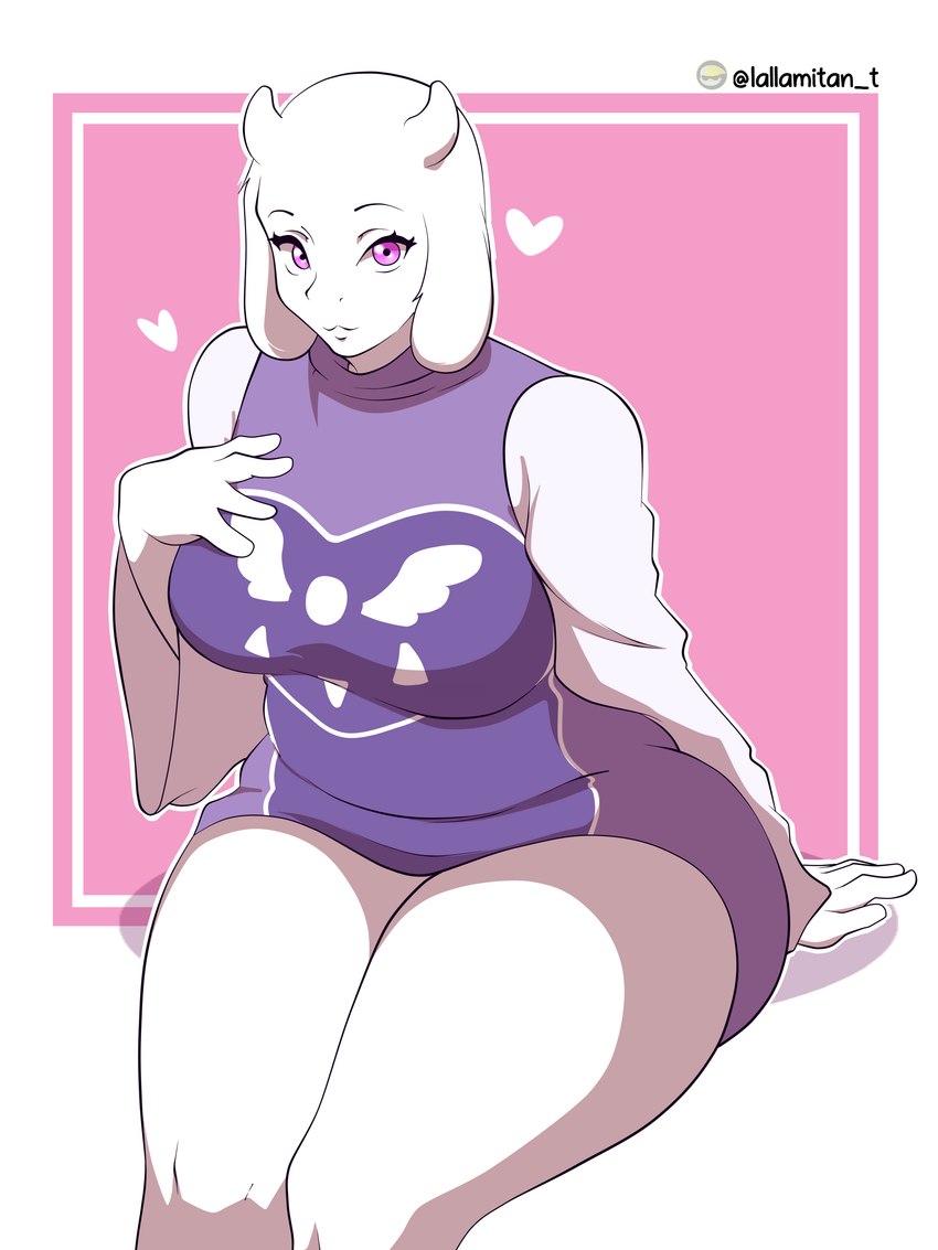 toriel (undertale (series)) created by lallamitan t