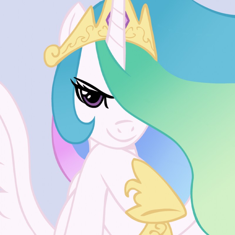 princess celestia (friendship is magic and etc) created by megasweet