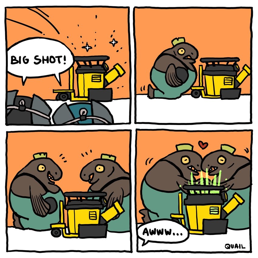 big shots kissing (meme) and etc created by peachquail