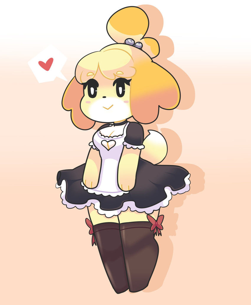 isabelle (animal crossing and etc) created by onigiri punch