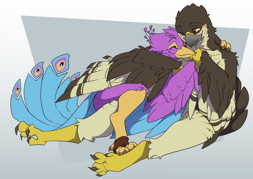 gyro feather and lief woodcock created by ashley-arctic-fox