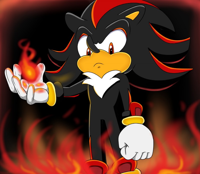 shadow the hedgehog (sonic the hedgehog (series) and etc) created by digitaldomain123