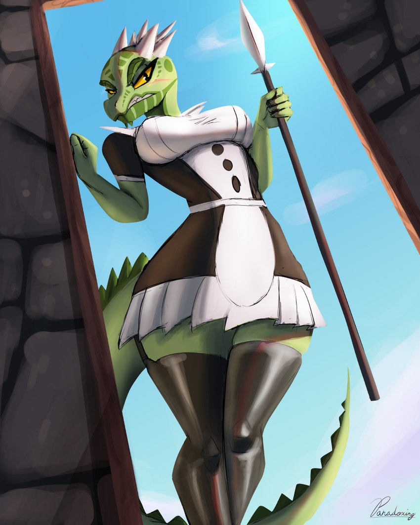 deeja (the lusty argonian maid and etc) created by paradoxing