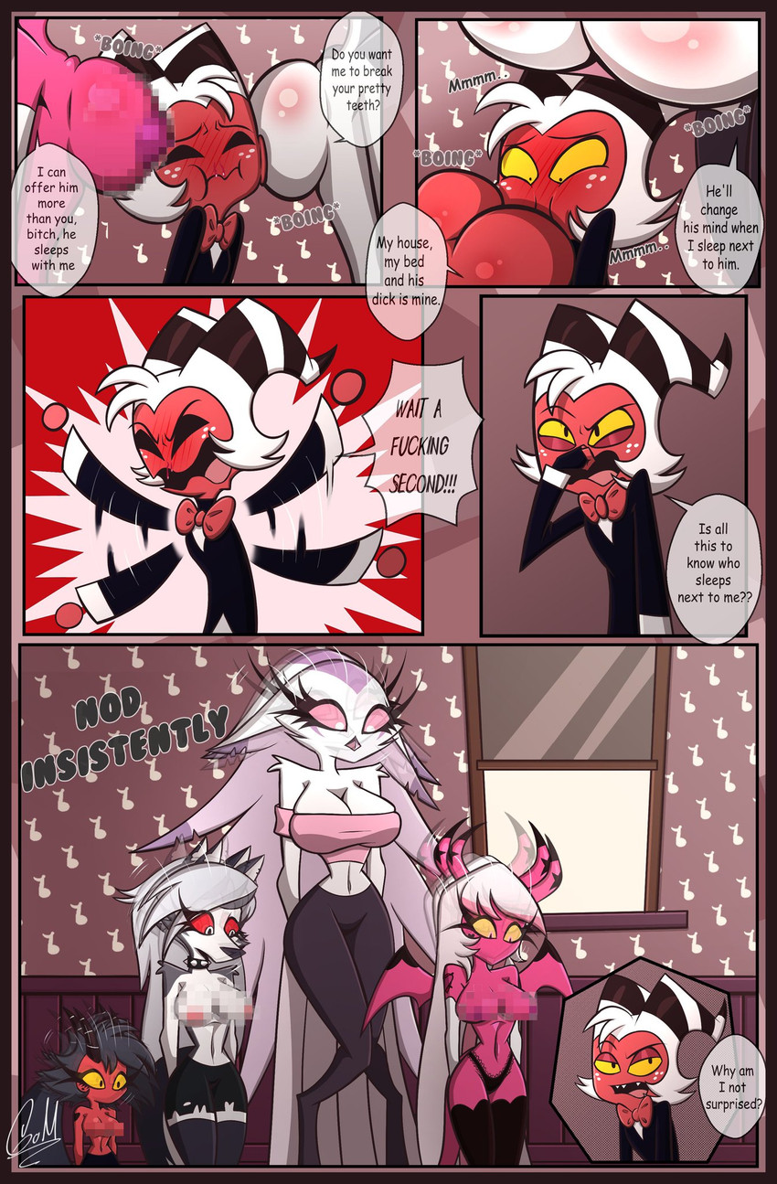 loona, millie, moxxie, stella, and verosika mayday (helluva boss and etc) created by gatojack3