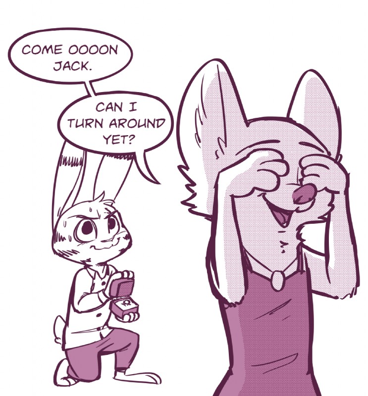 jack savage and skye (zootopia and etc) created by fuel (artist)