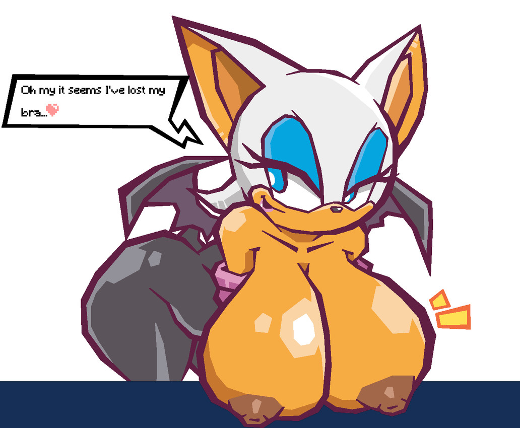 rouge the bat (sonic the hedgehog (series) and etc) created by sabs