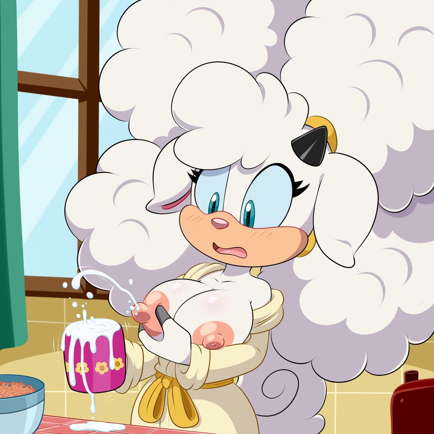 lanolin the sheep (sonic the hedgehog (comics) and etc) created by lonbluewolf