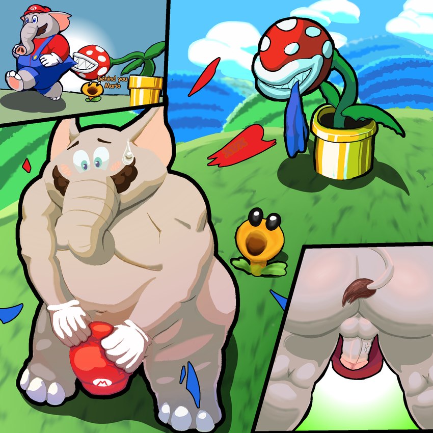 elephant mario (super mario bros wonder and etc) created by xxvvxx