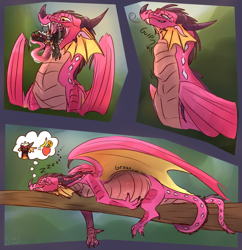 flicker and jambu (wings of fire and etc) created by frillsnfangs