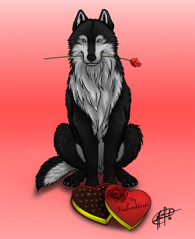 valentine's day created by foxywolf