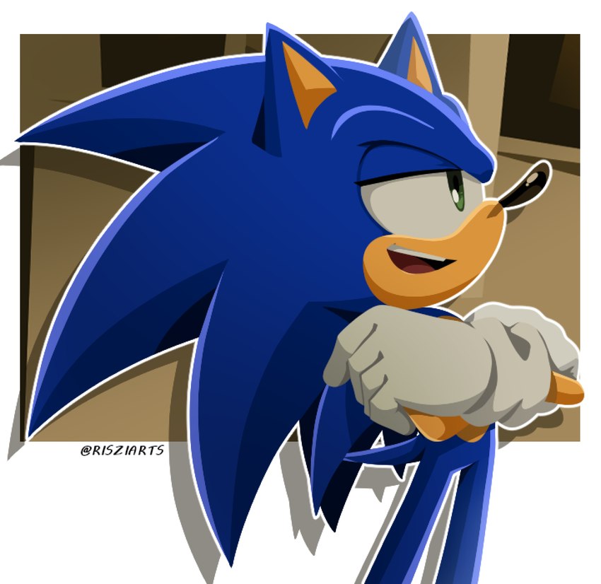 sonic the hedgehog (sonic the hedgehog (series) and etc) created by risziarts