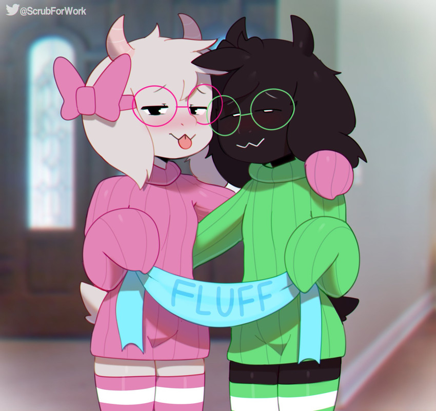 ralsei (undertale (series) and etc) created by somescrub