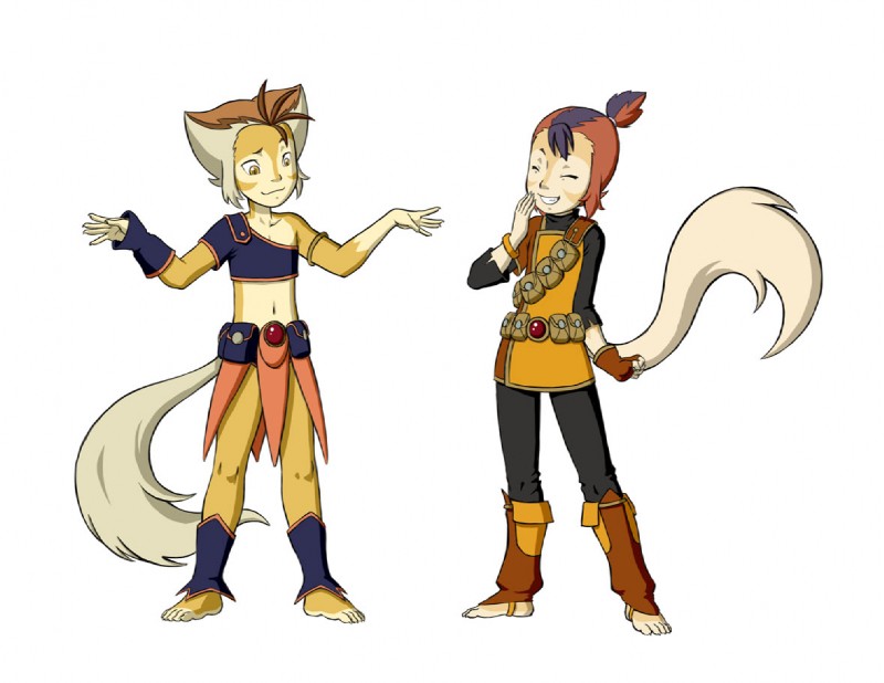 wilykat and wilykit (thundercats 2011 and etc) created by anonymous artist