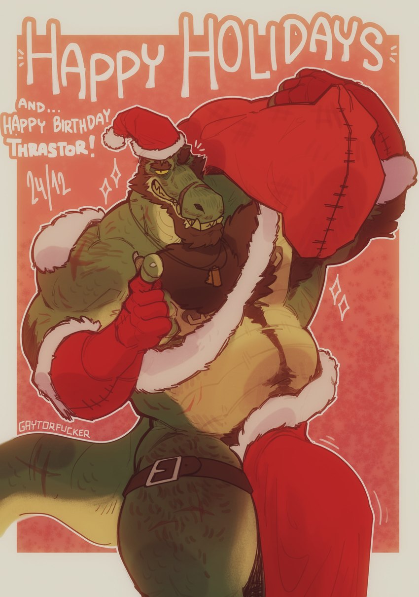 thrastor (christmas) created by xeoniios