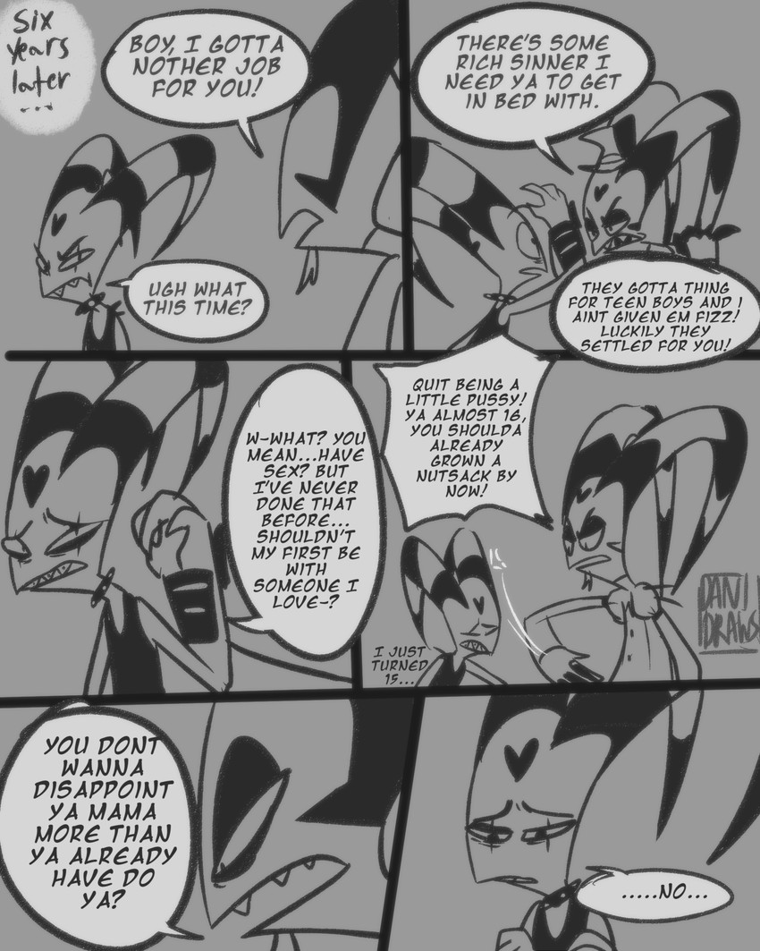 blitzo and cash buckzo (helluva boss and etc) created by danidrawsandstuff