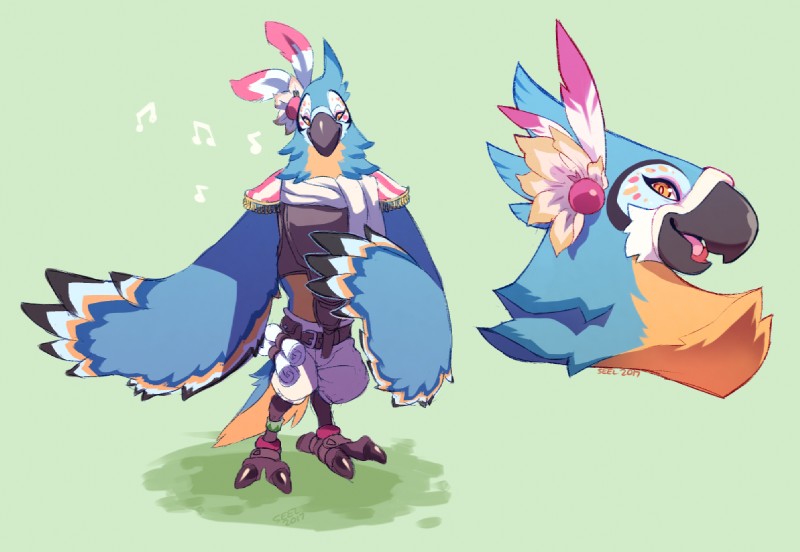 kass (the legend of zelda and etc) created by ground-lion