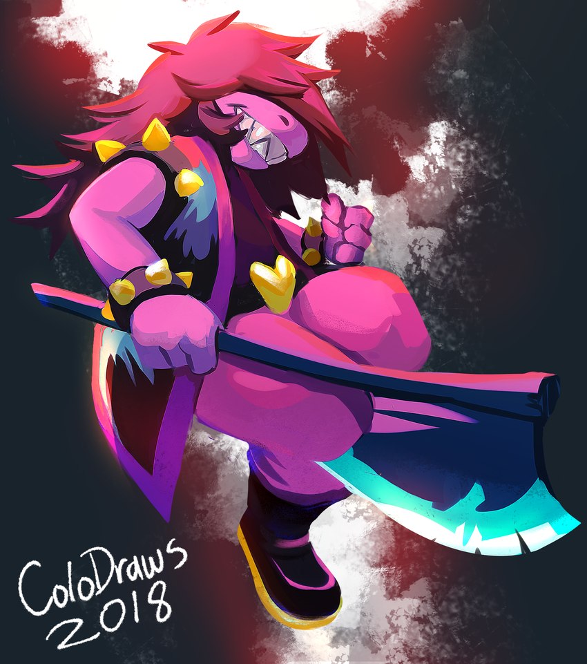 susie (undertale (series) and etc) created by colo