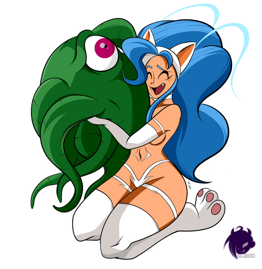 felicia and shuma-gorath (marvel vs. capcom and etc) created by frankarayart