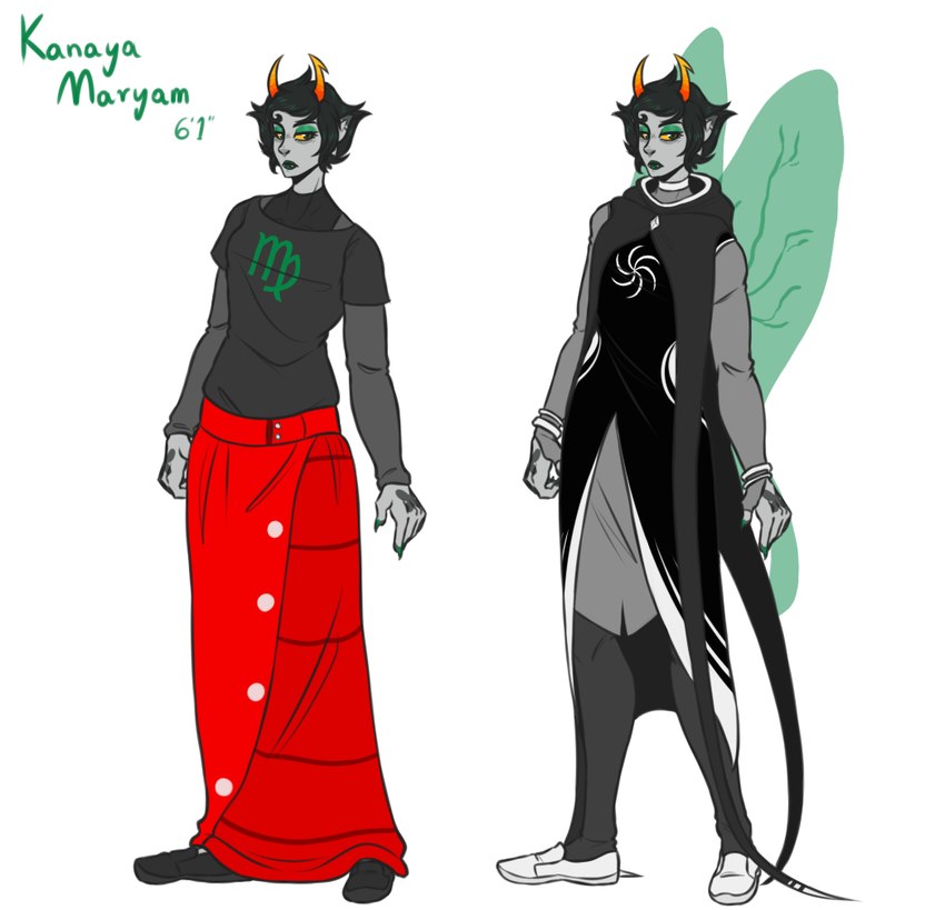 kanaya maryam (ms paint adventures and etc) created by striding feather