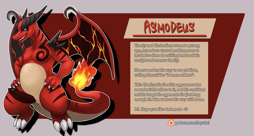 asmodeus (european mythology and etc) created by haychel