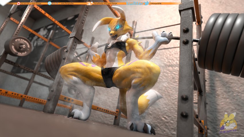 renamon (bandai namco and etc) created by kespr