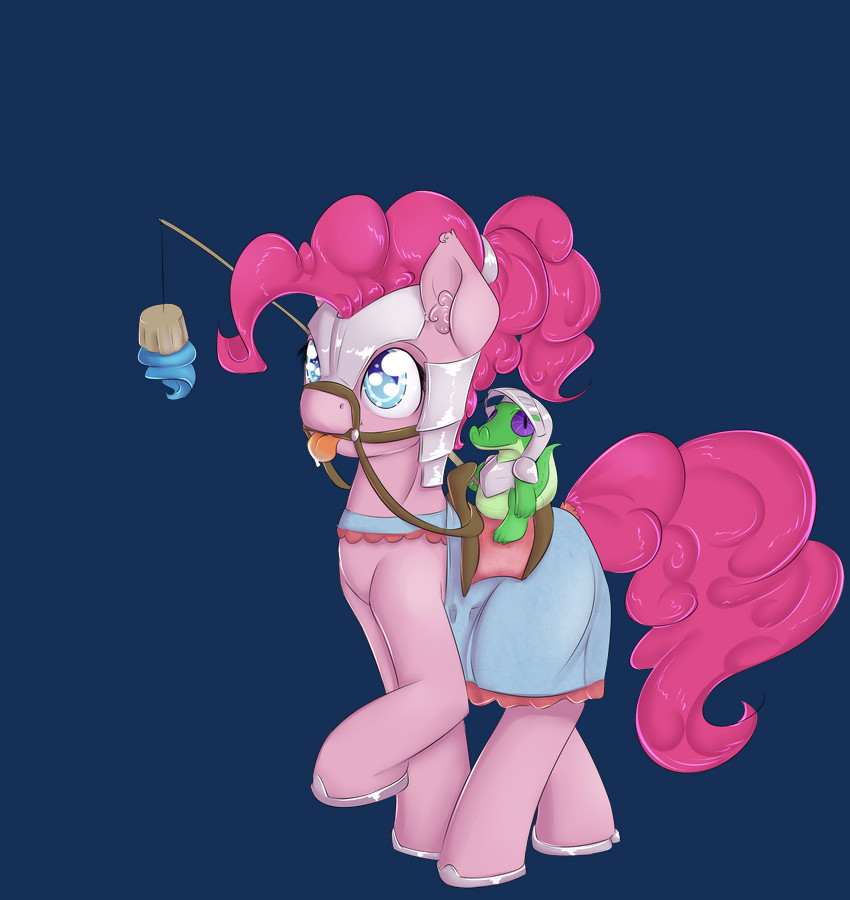 gummy and pinkie pie (friendship is magic and etc) created by alasou
