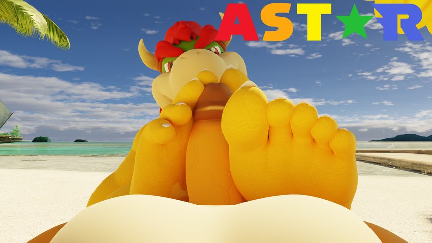 bowser jr. and miles prower (sonic the hedgehog (series) and etc) created by sparkliiastor