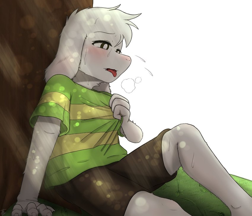 asriel dreemurr (undertale (series) and etc) created by suru56nee