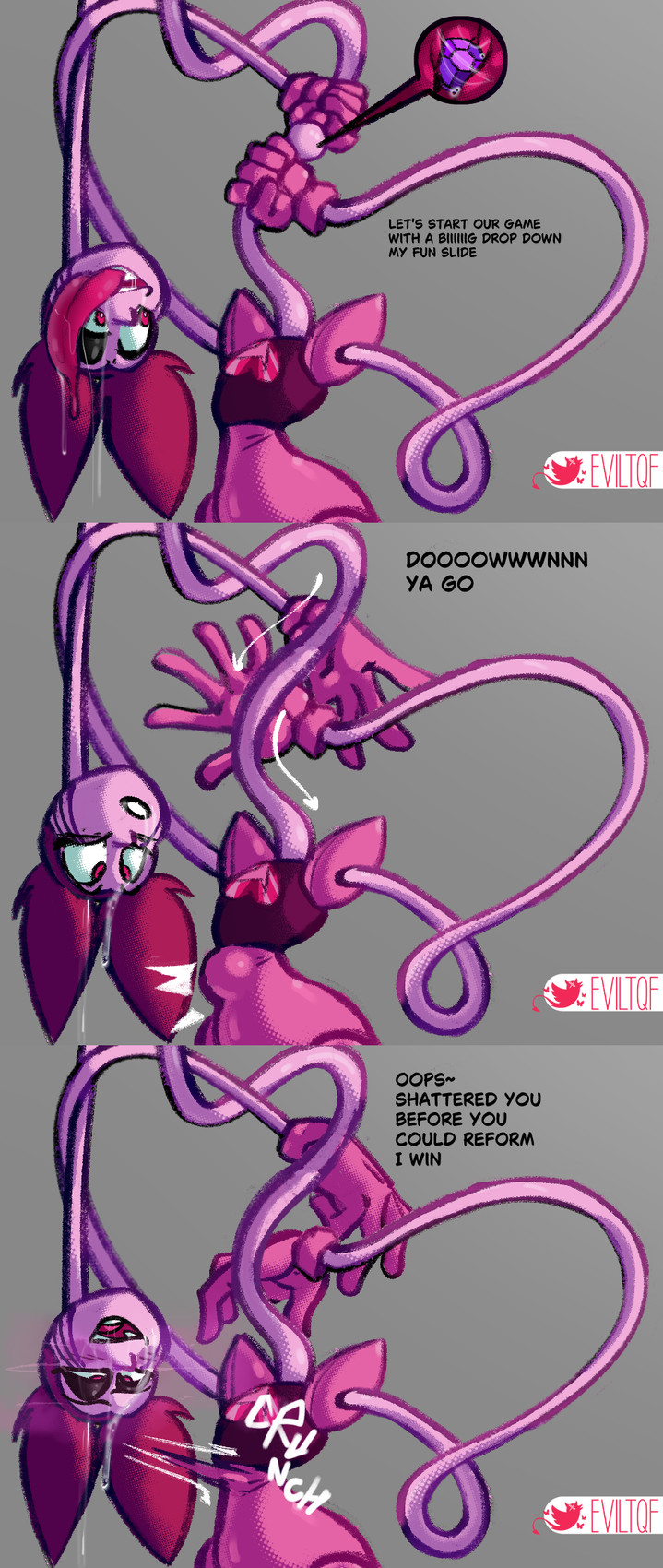 amethyst and spinel (cartoon network and etc) created by eviltqf