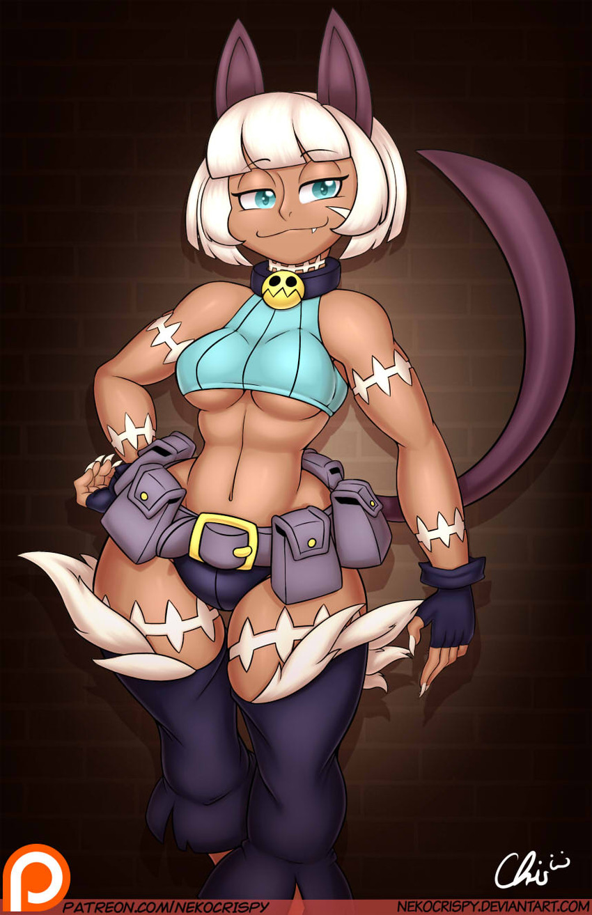 nadia fortune (skullgirls) created by nekocrispy
